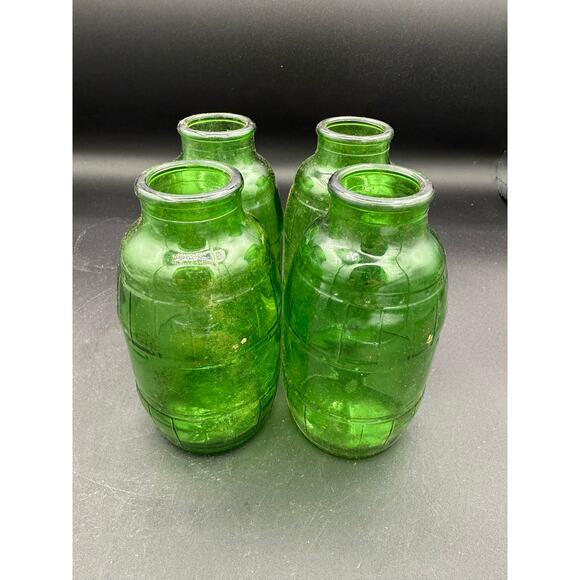 4 Vintage Mickey’s Barrel Bottles - Green (1973) - great condition - Picture 8 of 8